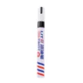 White paint marker pen waterproof oily marker for metal car tire industrial rock painting. - Black