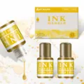 Gold Tinte Marker Stift Set für Grußkarten und Texturmalerei, nachfüllbare 20mm weiche Spitze. - Verpackte Tinte 20ml / Gold