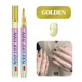 Nail art pen 0.7mm fine tip drawing painting pen gold color design for DIY manicure design. - 0.7mm Nib / Gold