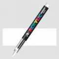 White acrylic marker pen, elastic soft brush tip, fast drying waterproof graffiti pen 320. - White