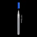 Refillable empty marker pen body with blue cap and mixing balls for paint ink diy supplies. - Marker Pen Empty Barrel