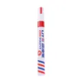 Waterproof oil-based paint marker pen for car tires and multi-surface touch-up repairs. - Red