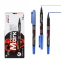 Dubbele punt watergedragen stiftenset, fijne punt zwarte kunst tekening schetsen pennen 10st. - Doos van 10 / Blauw