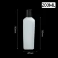 Nachfüllbare 200ml Kunststoff Tintenflasche mit schwarzem Deckel, langlebiger PE Unterverpackung - 200ml Packung