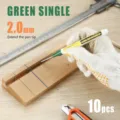 Long nib marker 2.0mm deep hole woodworking pen construction marking tool green single pack 10pcs - 30mm / Green