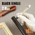 Schwarzer langer Marker 2.0mm 45mm verlängerte Spitze für Tiefloch Holzverarbeitung Markierung - 45mm / Schwarz