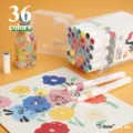 36 kleuren acryl verfstiften set met handige opbergdoos voor kunst tekenen en graffiti - 36 Kleuren