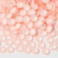 Macaron pink flatback glass rhinestones for DIY nail art and phone case crystal decoration. - 185 Macaron Luminous Peach Pink