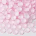 Pink glass flatback rhinestones for nail art DIY phone case crystal decoration crafts - 186 Macaron Pink Snow Mountain Luminous