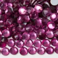 Vibrant purple glass flatback rhinestones for DIY nail art and phone case decoration. - 246 Hyacinth / SS6 Approx. 1440 Pcs / 1.9-2.0mm