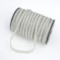 10mm resin rhinestone strip with bead chain for DIY crafts and clothing decoration details. - White AB