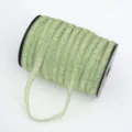 10mm resin rhinestone strip with bead chain self-adhesive DIY clothing lace accessories - Fruit Green