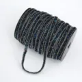 10mm resin rhinestone chain trim crystal sparkly DIY clothing lace sewing accessories detail - Black AB