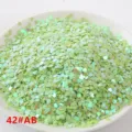 Lentejuelas láser en forma de corazón verde para accesorios de ropa DIY y decoraciones. - AB Verde Fruta