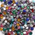 Colorful acrylic claw rhinestones bulk mix crystal sew on stones DIY craft accessories - 12mm (50 Pcs/Pack) / Random Mixed Colors