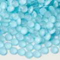 Strass ronds à dos plat bleu clair pour loisirs créatifs, vêtements et accessoires de mode brillants. - 180 Bleu glace fluorescent