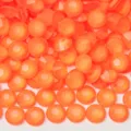 Vibrant neon orange flatback rhinestones for DIY crafts, dance costumes, and dress decoration. - SS3 (1.3-1.4mm) 1,440 Pcs / 126T Fluorescent Orange Red, Matching Color Base