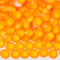 Round orange flatback rhinestones luminous neon crystal gems for DIY clothes crafts 100pcs - SS3 (1.3-1.4mm) 1,440 Pcs / 127 Fluorescent Orange