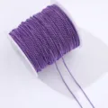 Purple ball chain roll DIY nail art decoration beaded chain crafting supply spool length - 1.5mm 10m/Roll / Deep purple