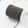 6 rows rhinestone cord sparkly crystal chain for DIY crafts bag shoe garment decoration - 4mm 1 Yard/0.9m / 3 Transparent Grey