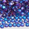 SS50 blue purple glass flatback rhinestones for nail art and DIY phone case accessories. - 110 Purplish Red Phantom Blue / SS6 Approx. 1440 Pcs / 1.9-2.0mm