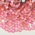 Large SS50 pink flatback rhinestones for nail art and DIY phone case crafts sparkle. - 218 Crystal Rose Pink