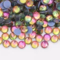 Colorful flatback glass rhinestones for DIY craft, nail art and garment decoration. - No. 28 Multicolor / SS6 (~1.9-2.0mm) 1440 Pcs