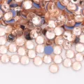 Flatback glass rhinestones hotfix crystals for DIY crafts nail art apparel decoration accessories - 18 Champagne / SS6 (~1.9-2.0mm) 1440 Pcs