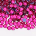 Pink flatback crystal rhinestones hotfix glass diamonds for DIY crafts nail art apparel decor. - 80 Peach Pink / SS6 (~1.9-2.0mm) 1440 Pcs