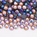Flatback glass rhinestones hotfix crystals for DIY crafts and nail art decoration supply - 63 Crystal Yellow AB / SS6 (~1.9-2.0mm) 1440 Pcs