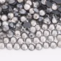 Grey flatback rhinestones hotfix crystals for DIY crafts nail art and apparel decoration. - 17 Transparent Grey / SS6 (~1.9-2.0mm) 1440 Pcs