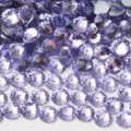 Purple flatback glass rhinestones for DIY nail art and phone case decoration accessories. - SS3 Approx. 1440 Pcs / 1.3-1.4mm / 79 Light Violet
