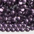 Purple round flatback glass rhinestones for DIY nail art and phone cases, sparkling gems. - 104 Blue-Lotus Purple / SS6 Approx. 1440 Pcs / 1.9-2.0mm
