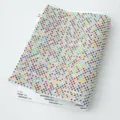 Kleurrijke zelfklevende strass-steentjes mesh vel voor DIY-ambachten en kledingaccessoires. - 02 Parel (3,7 mm) + Gekleurde strass (3,5 mm)
