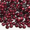 Burgundy flatback glass rhinestones for DIY nail art and phone case decoration accessories 100c - 205 Wine Red