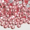 Pink flatback rhinestones DIY crystal gems for nail art phone case decoration crafts accessories - Peach Rose Red