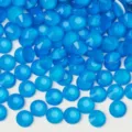 Strass à dos plat bleus pour la couture de robes DIY, cristaux scintillants pour les loisirs. - 129 Bleu foncé fluorescent