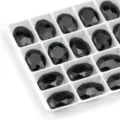 Ovale zwarte strass-steentjes van facetglas, ideaal voor DIY nail-art en sieraden. - 13x18 mm 10 stks / Zwart