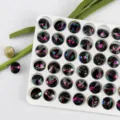 10mm round pointed back mystic crystal rhinestones for DIY nail art and garment sewing decoration. - 10mm 10 Pieces/Pack / Color 20