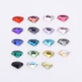Colorful ax shape sew on crystal rhinestones for wedding dress garment accessories. - Color Mixing