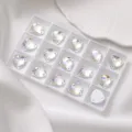 Triangle crystal rhinestones flatback sewing glass gems for DIY clothing accessories crafts. - Crystal Moonlight
