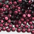 Purple flatback glass rhinestones SS30 crystal gems for DIY nail art and phone case deco - SS6 Approx. 1440 Pcs / 1.9-2.0mm / 75 Dark Purple