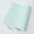 Light blue rhinestone mesh self adhesive crystal sheet for DIY clothing apparel accessories - 11 Pearls (3.7mm) + Light Pink Rhinestones (3.8mm)