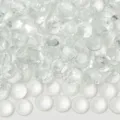 White glass flatback rhinestones close up, perfect for nail art and DIY phone case decor. - Nude White / Ss20 (diameter 4.6-4.8mm) 1440 pieces