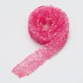 Pink resin rhinestone ribbon self adhesive crystal chain trim for DIY garment crafts. - 06 Rose Red AB