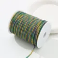 Colorful rhinestone cord spool for DIY crafts, garments, and accessories decoration. - 16 Light Multi-color