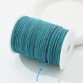 Blue sparkling crystal rhinestone cord spool roll for DIY apparel bag hair items - Lake Blue