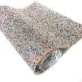 Self-adhesive rhinestone mesh sheet colorful hot fix crystal roll DIY garment accessory - Mixed Multicolor