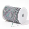 6-row multi-color rhinestone cord wrap spool for DIY hair accessories and bags decoration. - Colorful