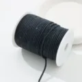 Dark blue 6-row rhinestone cord trim roll for garment shoes crafts decoration accessory - Ink Blue